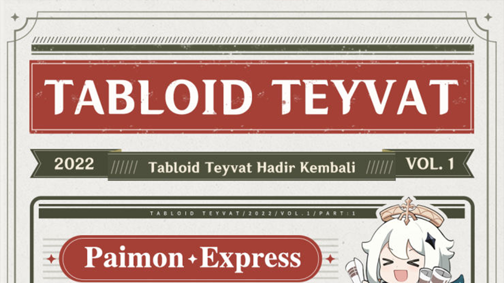 Tabloid Teyvat Tahun 2022 Edisi 1 Tabloid Teyvat Tahun 2022 Edisi 1